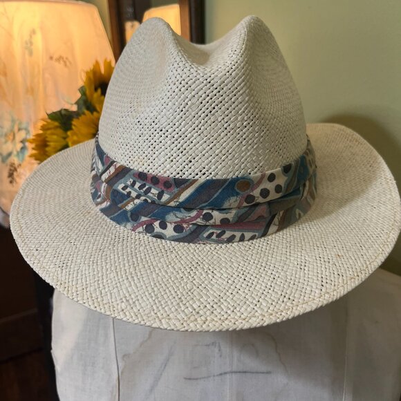 Vintage Chi Chi for Bollman Collection Straw Golf Hat - Picture 7 of 8